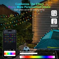 WS2812b RGB 10m 5m Garland Light LED String Smart IC App Bluetooth Remote Fairy Lights Dreamcolor Garden Party Christmas Decor - Image 6