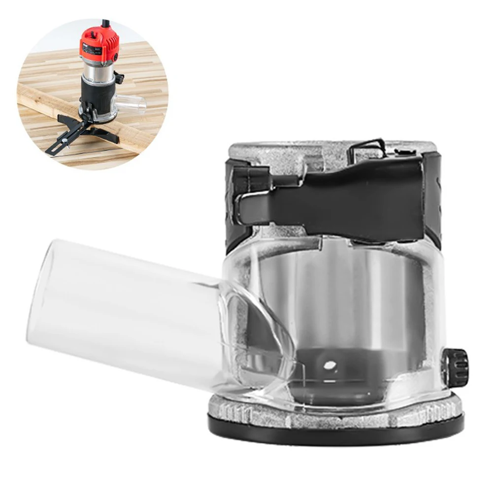 Router Base Dust Cover Wood Milling Cutter Base Trimming Machine Milling Stand