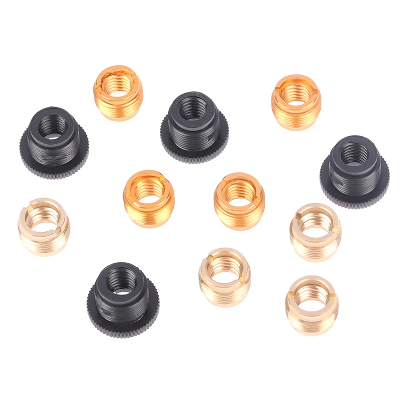 Microphone Adapter 4Pcs Microphone Clip Screws Thread Adaptor Converter Conversion Nut Adapter Microphone Mic Screw Nut Clip