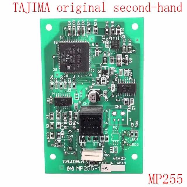 TAJIMA Embroidery Machine MP255 Single Head Hat Ribbon Towel Tension Base Card PC Board - Original Second-Hand Part