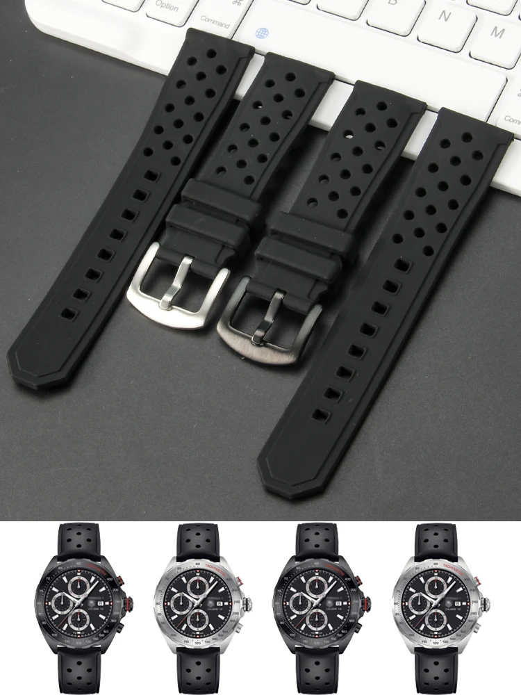 Cinturino Universale Con Cinturino In Gomma Resistente All'Usura Di Alta Qualità Per Tissot Starfish Speedchi V8 Sports Omega Ocean 600 22Mm