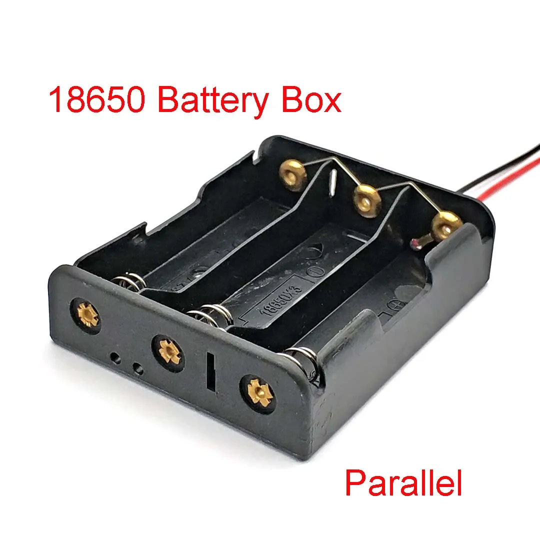 18650 Power Bank Cases 3 18650 Battery Holder Storage Box Case Parallel Battery Box battery storage box battery holder power bank case battery power bank box
