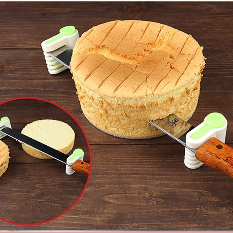 Cake Cutting Tools Cake Baking Tools Cake Making Tools Cake Slicer Bread Cake Slice Toast Slice Layering Auxiliary Slicer 1 Pair