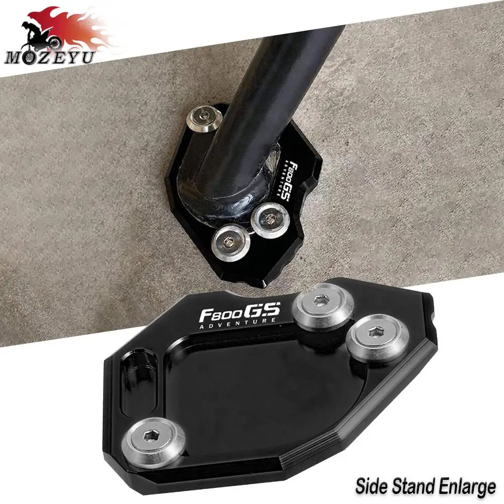 

Motorcycle F 800GS ADV Side Stand Enlarger Pad Plate Kickstand For BMW F800GS Adventure F800 GS F 800 GSA 2008-2018 2017 2016