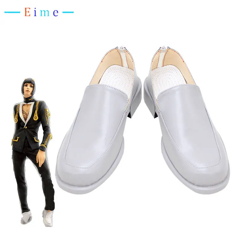 

Anime JoJo's Bizarre Adventure Bruno Buccellati Cosplay Shoes Halloween Carnival Boots PU Leather Shoe Cosplay Prop Custom Made