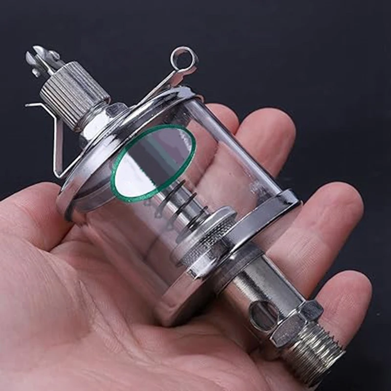 5PCS 50ML Engine Oil Gravity Drip Injectors, Needle Valve Oil Cups, Glass Cups, Machine Tool Cups Easy Install