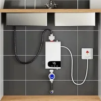 Chauffe-eau instantané 220V5500W, chauffage électrique Portable pour salle de bains, douche d'eau chaude et chauffage de cuisine domestique 3