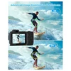 3CGRO-Waterproof Camera 4K 65MP Underwater Camera With 64G Card, For Snorkeling Autofocus Selfie Dual-Screen 5