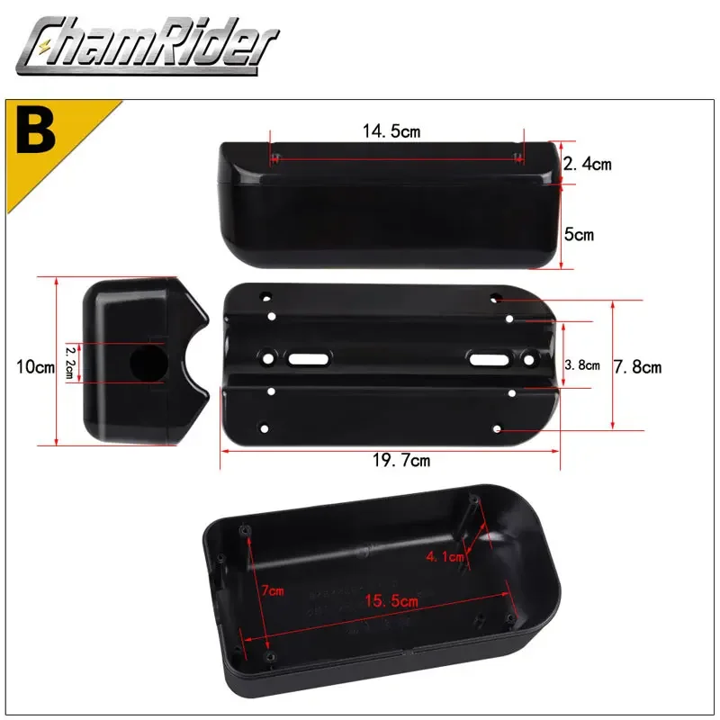 Scatola Controller Ebike custodia per Controller bici elettrica 250W piccola 350W 500W grande 1000W Kit di conversione bici elettrica Extra Large - immagine 4