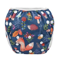 [Sigzagor] LARGE Big Swim Diaper Nappy Pants One Size All In One Nappy Reusable Baby Girl Boy Toddler 18lbs to 55lbs 8kg to 25kg 1