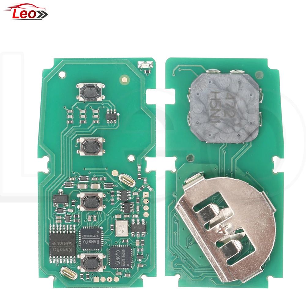 Leo FCC ID:HYQ14FBA สำหรับกุญแจรถอัจฉริยะโตโยต้าแลนด์ครุยเซอร์ ปี 2018-2019  4 ปุ่ม บอร์ด:281451-2110 P4:88 312-314MHz ชิป 8A 2