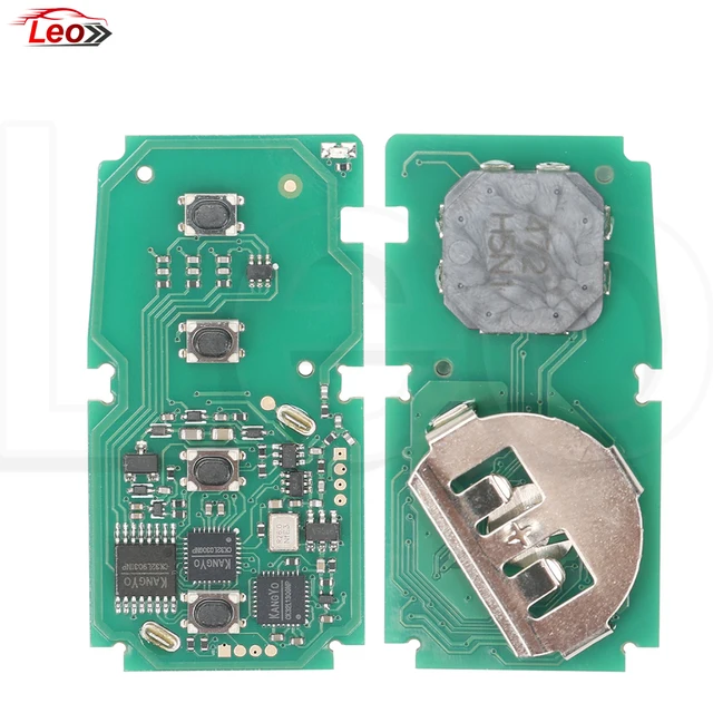 Leo FCC ID:HYQ14FBA สำหรับกุญแจรถอัจฉริยะโตโยต้าแลนด์ครุยเซอร์ ปี 2018-2019  4 ปุ่ม บอร์ด:281451-2110 P4:88 312-314MHz ชิป 8A 2