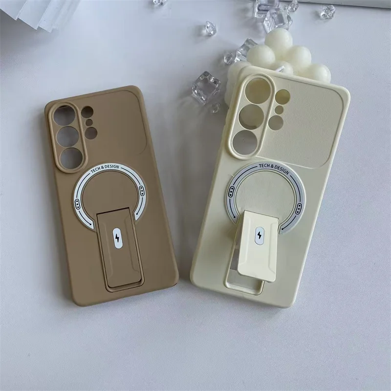 Magnetic Stand Phone Case with Rugged Protection and Sleek Design