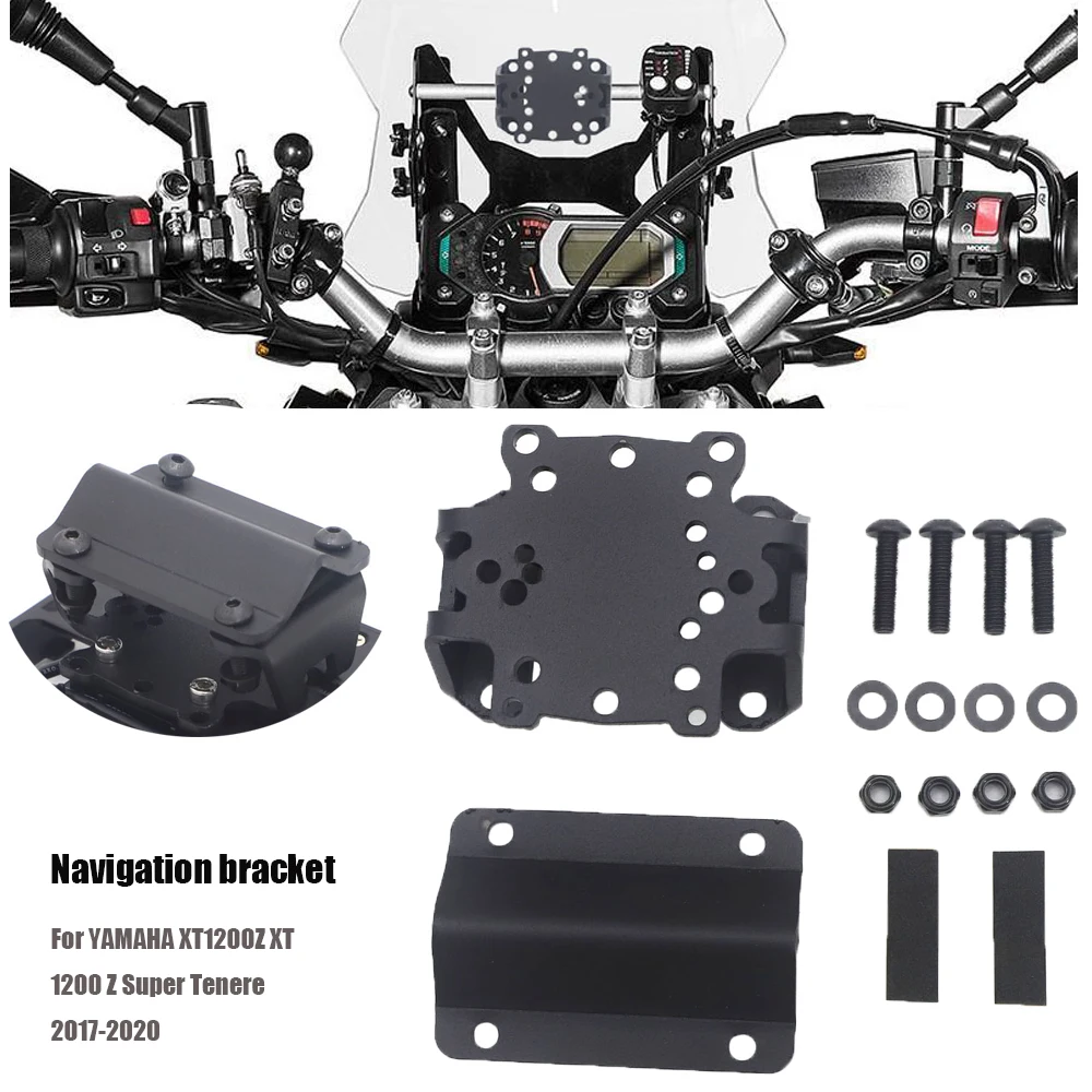 Mobile Phone Navigation Bracket Gps Usb Phone Charging For Yamaha Xt1200Z Xt 1200 Z Super Tenere 2017-2020