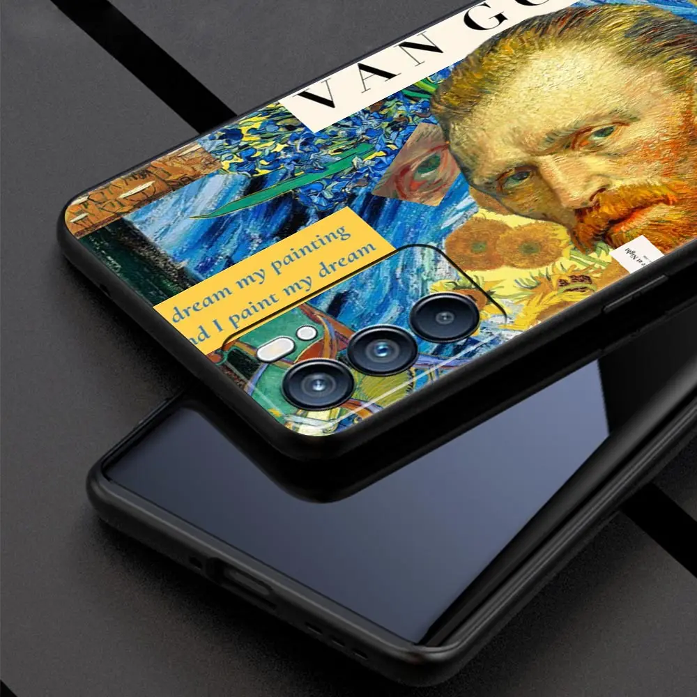 Van Gogh Starry Night Flower Phone Case Cover