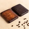 Men's Wallets RFID Genuine Leather Trifold Wallets For Men with ID Window and Credit Card Holder 2