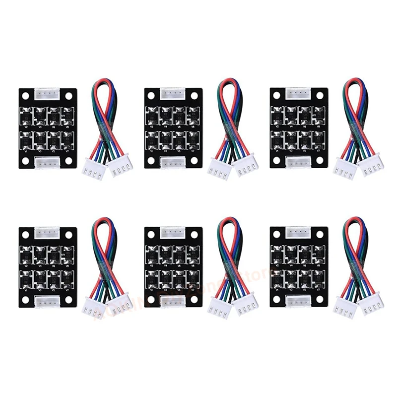 

6 Pcs TL Smoother Addon Module for Pattern Elimination Motor Clipping for 3D Printer Stepper Motor Drivers