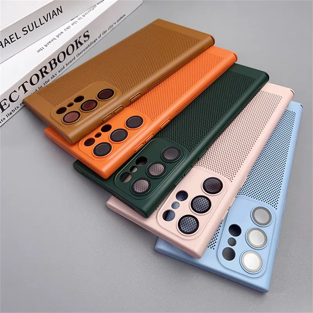 Mesh Heat Dissipation Breathable Shockproof Cooling Hard Case Cover