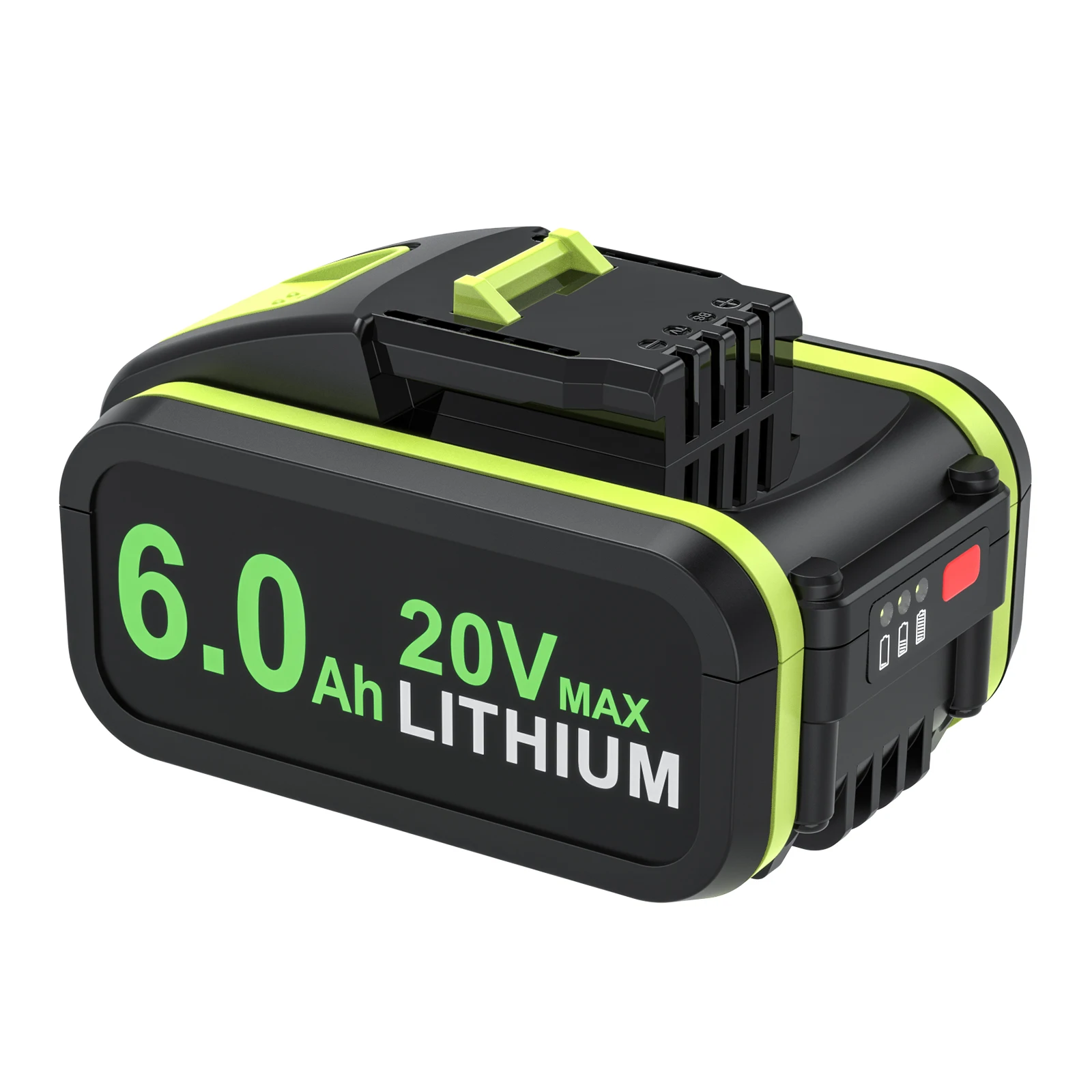 Für Worx 20V Li-Ion Batterie Werkzeuge 6ah Ersatz Batterie Für Worx WA3551 WA3551.1 WX176 WX242 Elektrische Schraubendreher Power Tool – Detail 1