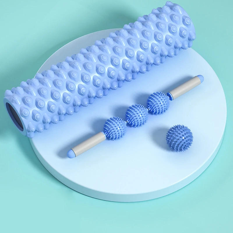 FoamRollerPhysicalTherapyExerciseBackRollerSetwithSpiky