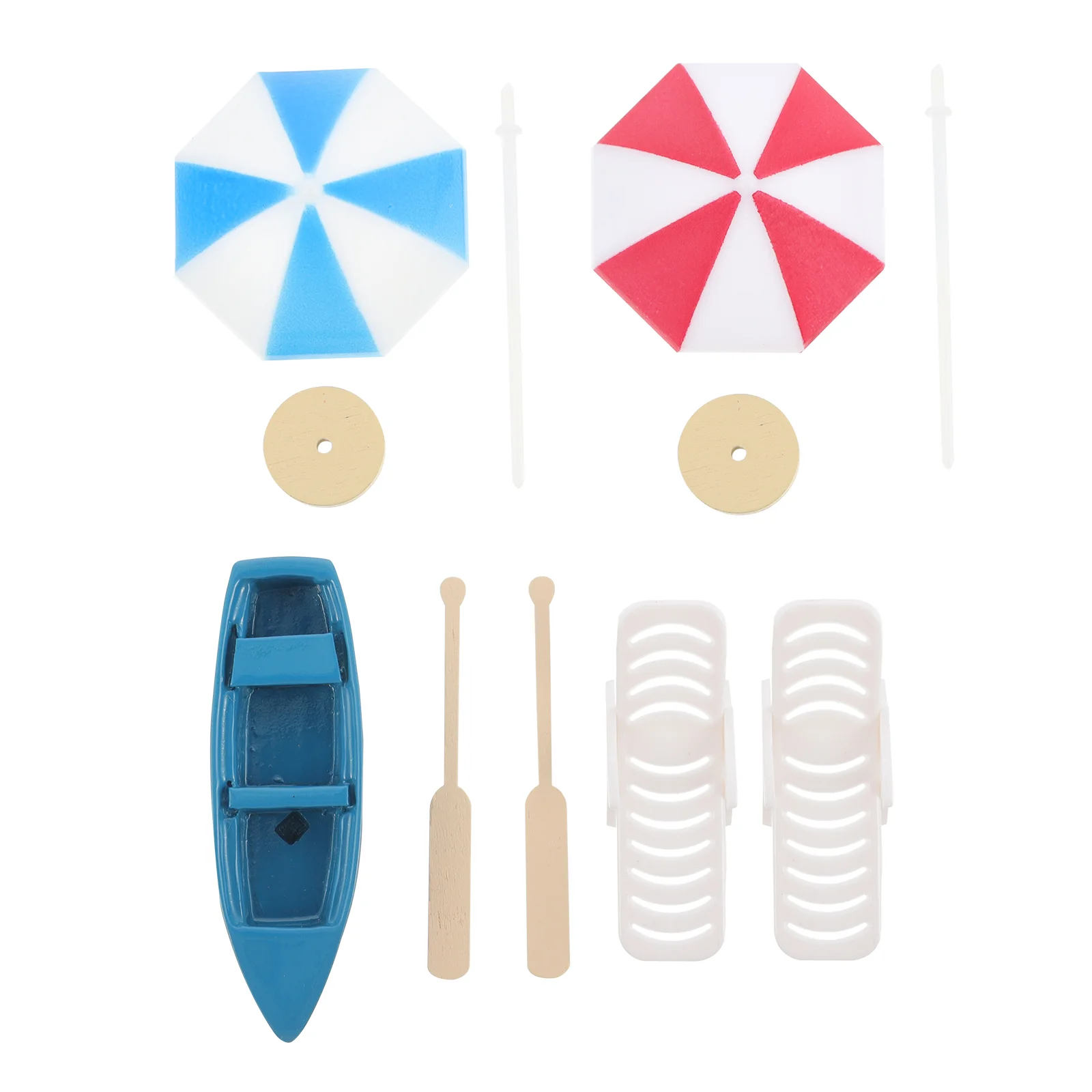 Beach Chair Miniature Boat Mini Aquarium Decor Chair Dollhouse Figurines Ornament Decorations Decoration Accessories Umbrella beach chair miniature boat mini aquarium decor chair dollhouse figurines ornament decorations decoration accessories umbrella