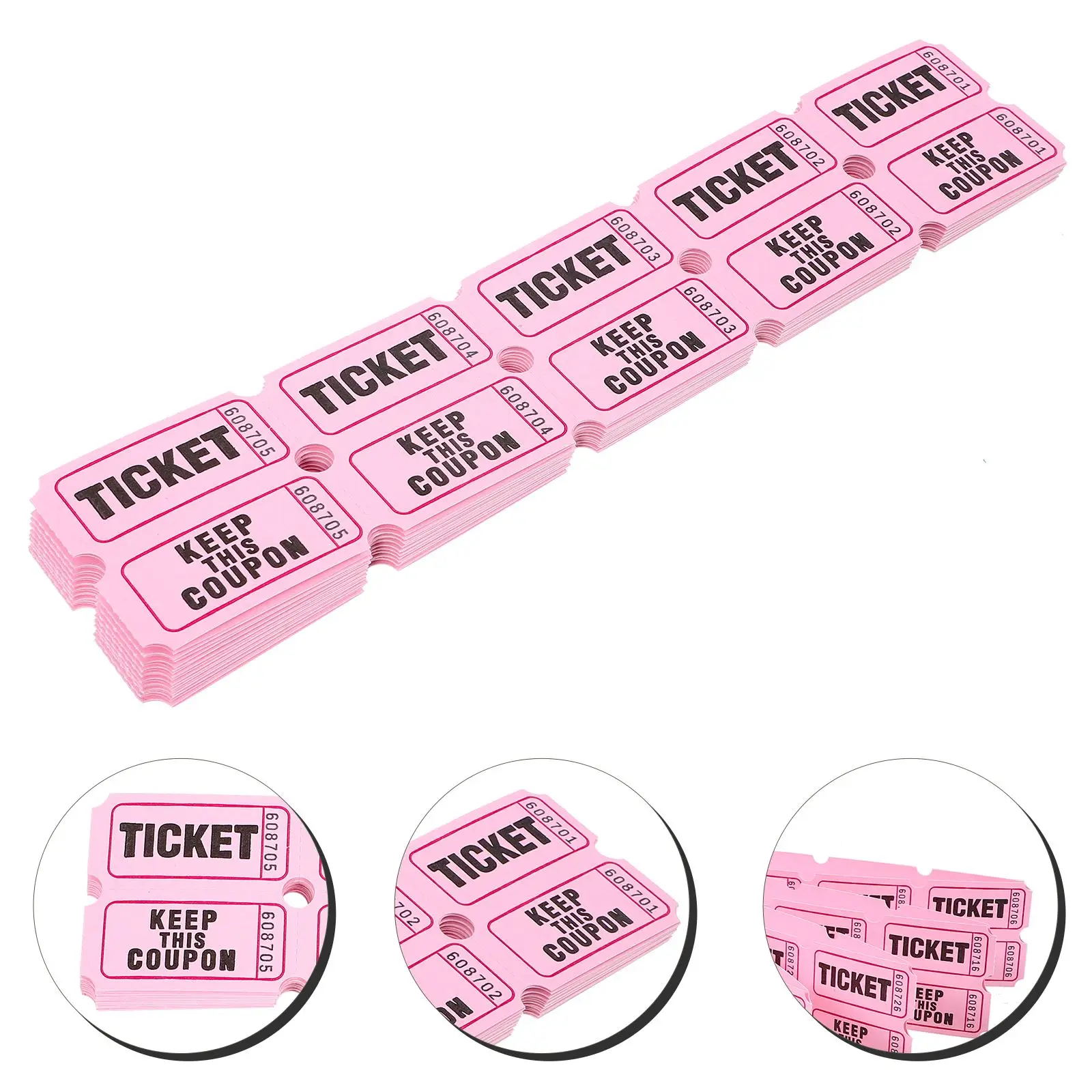 100pcs Party Raffle Ticket For Party Tickets Raffle Tickets Universal 