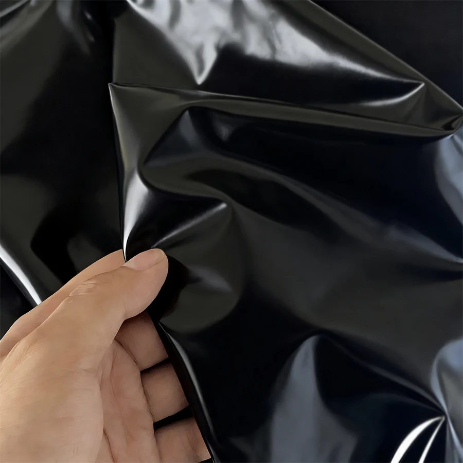 Black PVC Cloth Bed Cover