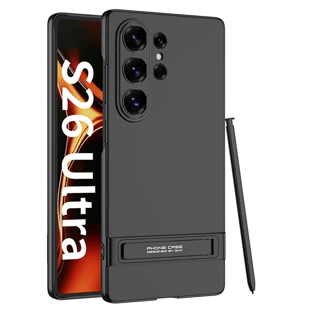 Ultra Thin Shockproof Invisible Fold Stand Phone Case with Hard Protection