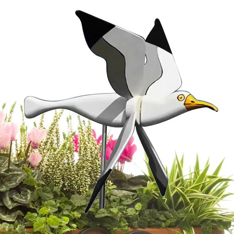 

Garden Bird Windmill Whirligig Asuka Series Windmill Lawn Yard Decor Wind Spinner Creative Housewarming Gift WO