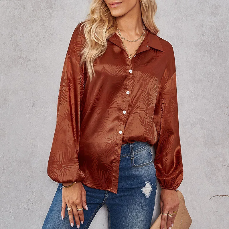 

Solid Casual Loose Shirts For Women 2023 Autumn Vintage Women's Oversized Shirts And Blouses Fashion Elegant Youth Female Tops