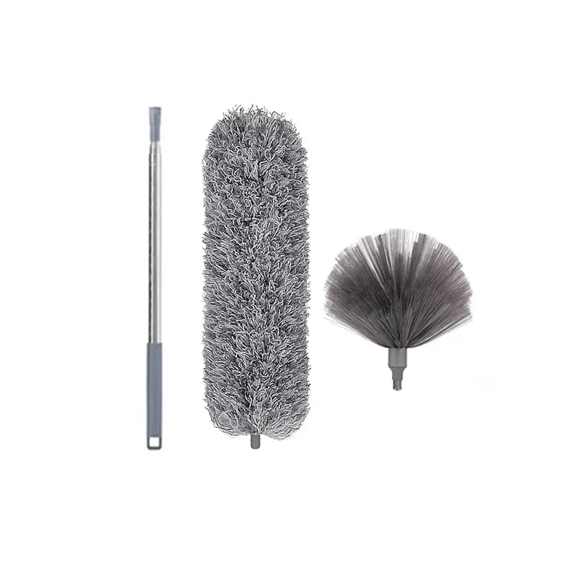 Telescopic Washable Duster 250 cm Multifunctional Microfibre Brush Gap Mop for Spider Web Remover Dust Cleaning