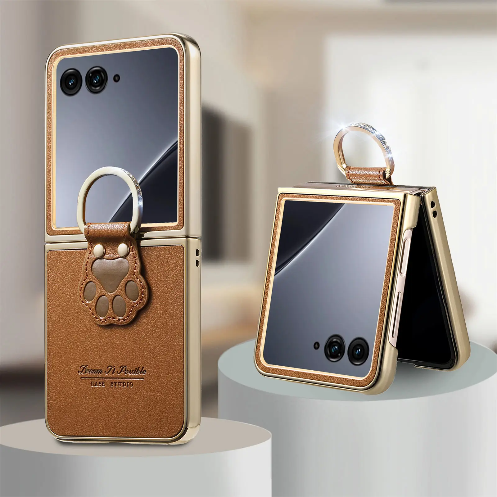 Shockproof PU Leather Accessories Case - Premium Protection  Capa