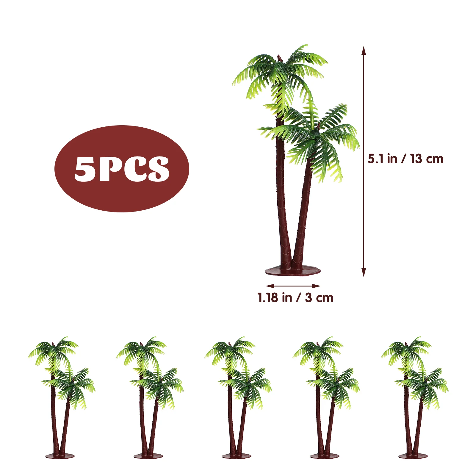 

Coconut Palm Tree Plastic Coconut Tree Ornaments Aquarium Coconut Plants Palm Tree Decors for Fish Tank Aquarium