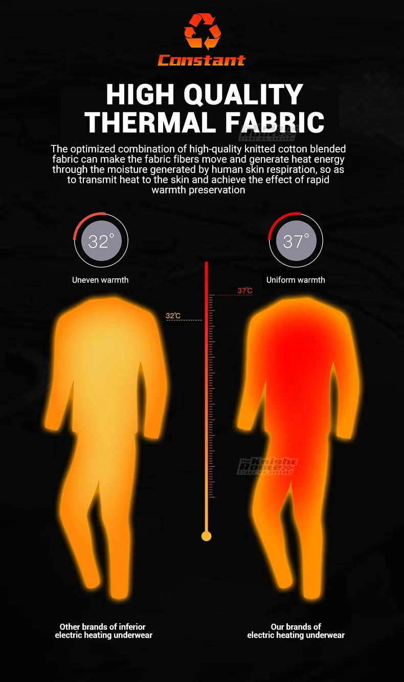 Motorcycle Riding Jackets Heated Men's Jackets Thermal Fleece Underwear