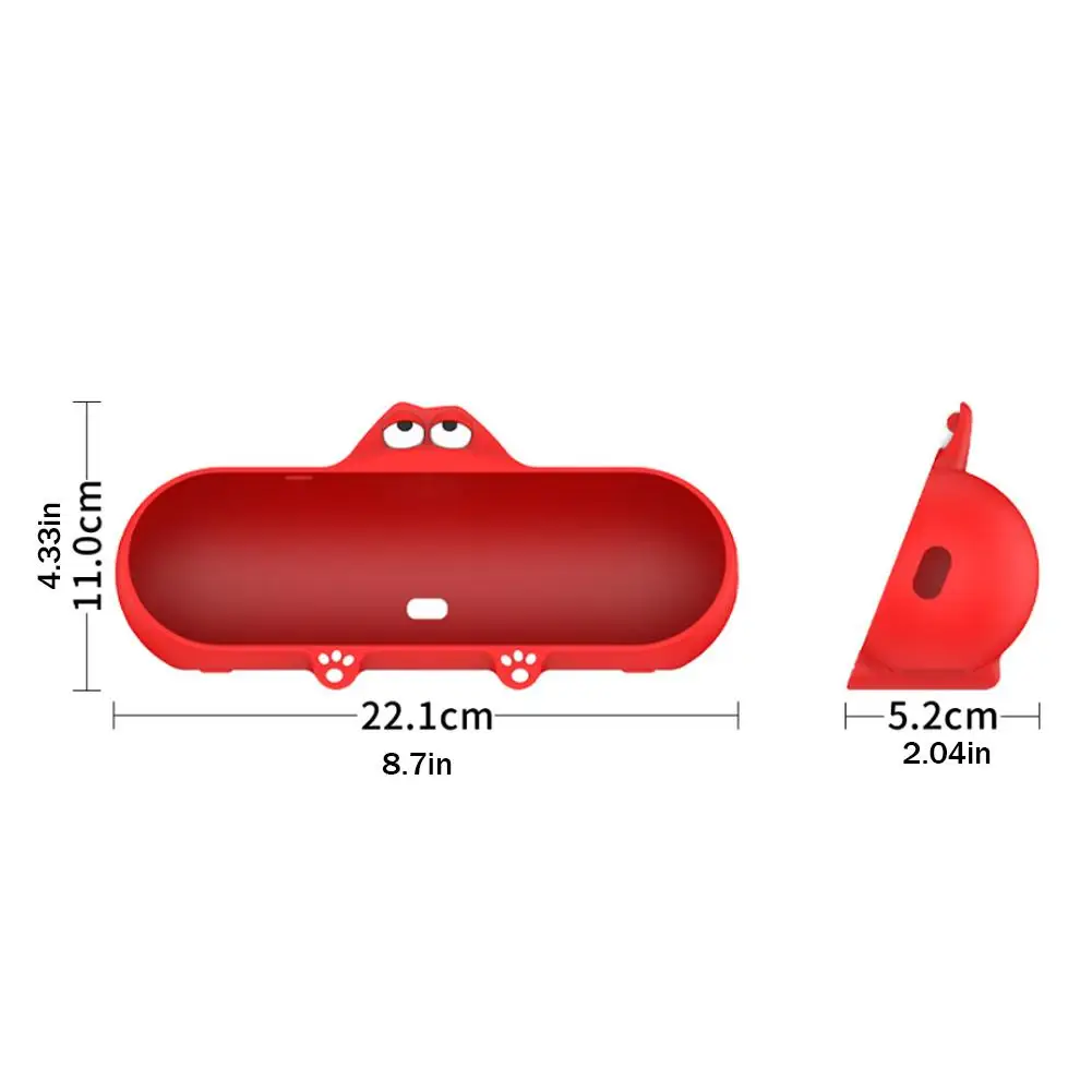 Silicone Waterproof Dustproof Case for Bluetooth Speaker - Cute Solid Color Protective Cover
