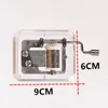 Mini Hand Cranking Music Movement DIY Music Box Decorative Collectibles 14 Designs Music Available Cute Christmas Gift with box 5