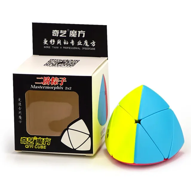 [ECube] Qiyi 2x2 Mastermorphix Magic Cube Educational Toys for Brain Training Stickerless Cubo Magico Puzzle for Children Gift 6