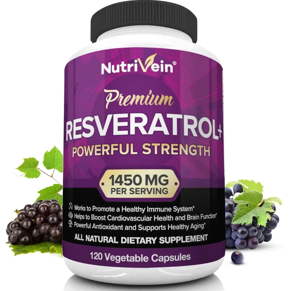 Resveratrol Antioxidant Energy Boosting Supplement