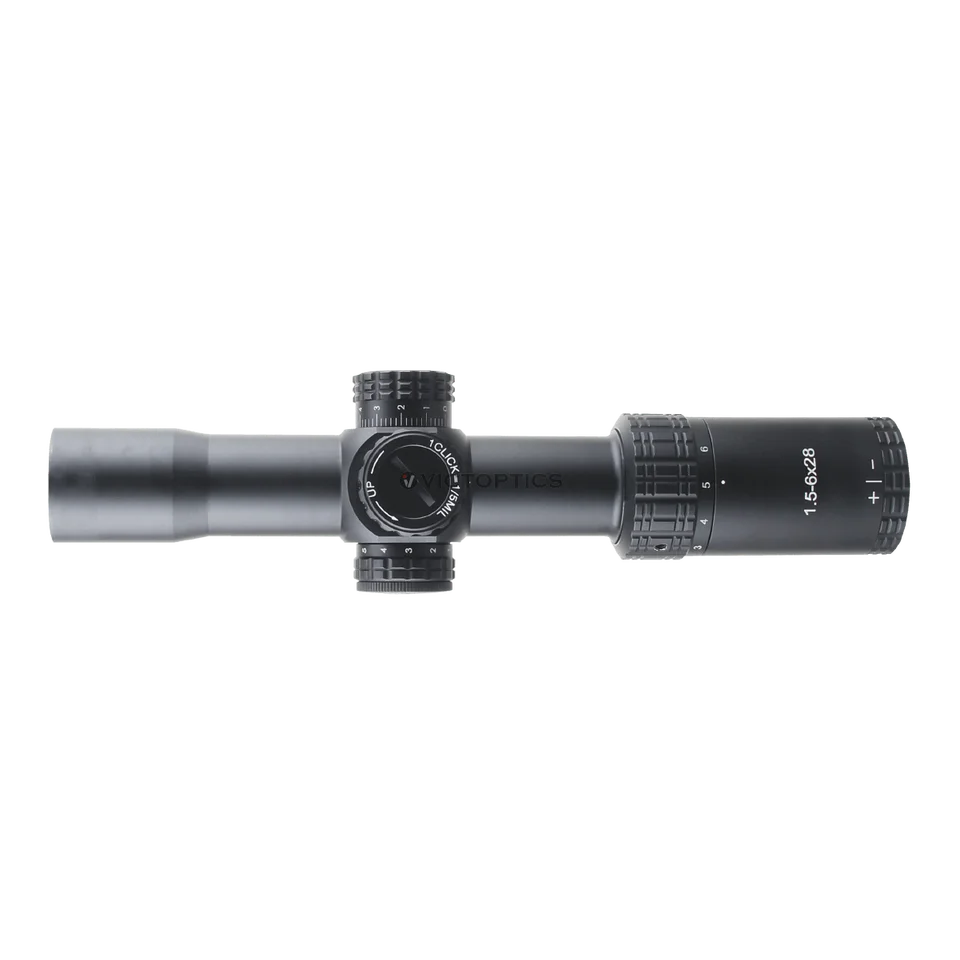 VICTOPTICS S4 1.5-6x28 光学機器 Victoptics s4 1.5-6x28 fpriflescope、赤/緑の照明と調整可能なロック