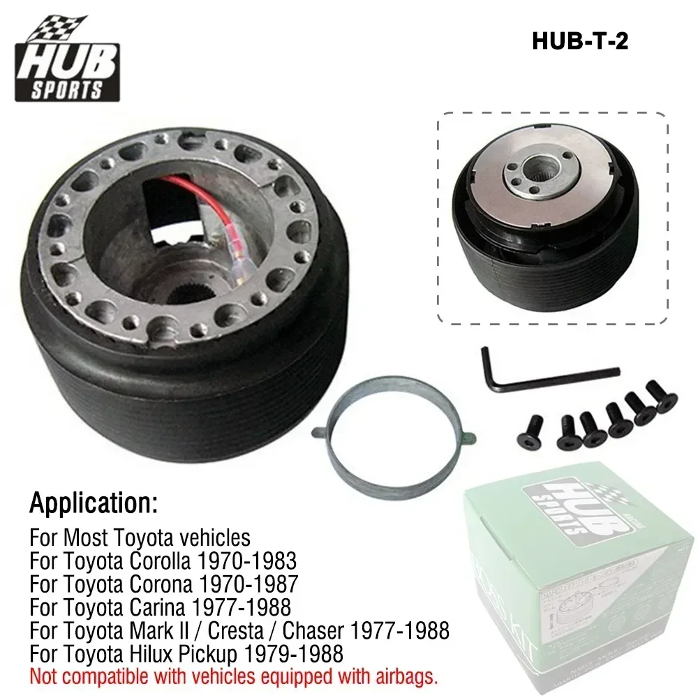 Steering Wheel Adapter HUB sports Jdm Style Boss Kit 6-Bolt Hole Steering Wheel Hub Adapter For Mitsubishi Honda Toyota ISUZU Subaru Proton Acura etc.