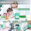 Unicorn Mini Portable Thermal Printer Photo Label Memo Study Notes Pocket Thermal 58mm Printing Wireless Bluetooth Android IOS 6