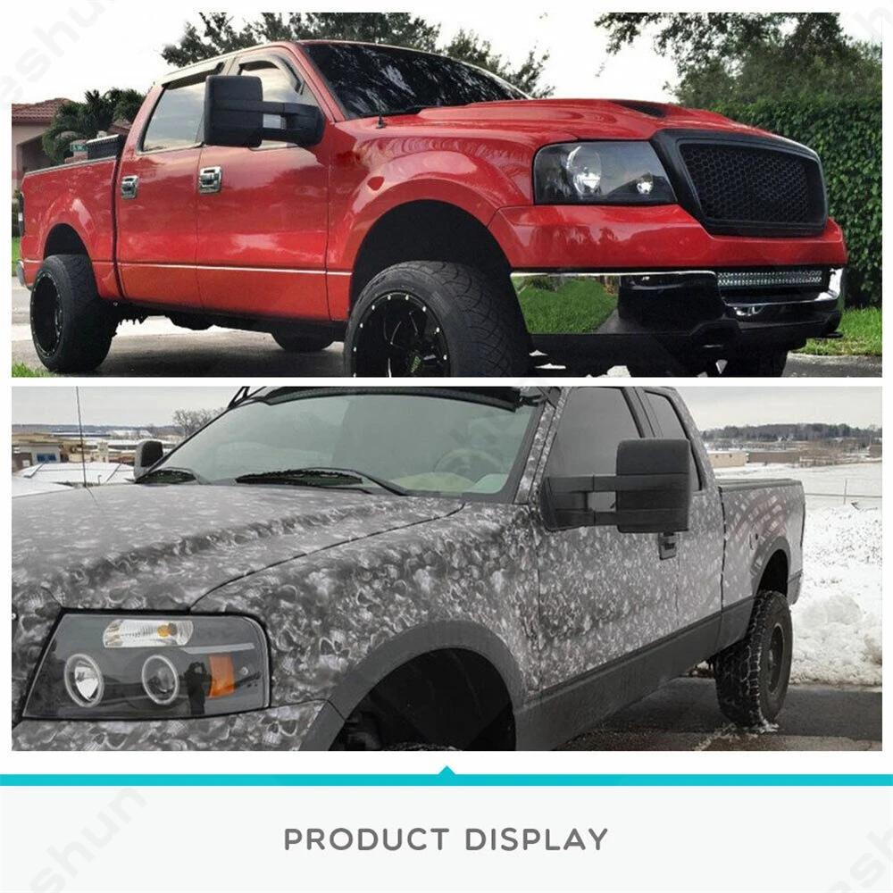 포드 F-150 F150 랩터 2004-2006 2007 2008 2009 2012 2013 2014 쌍 견인 거울, 확장형 견인 거울 LED 사이드 미러