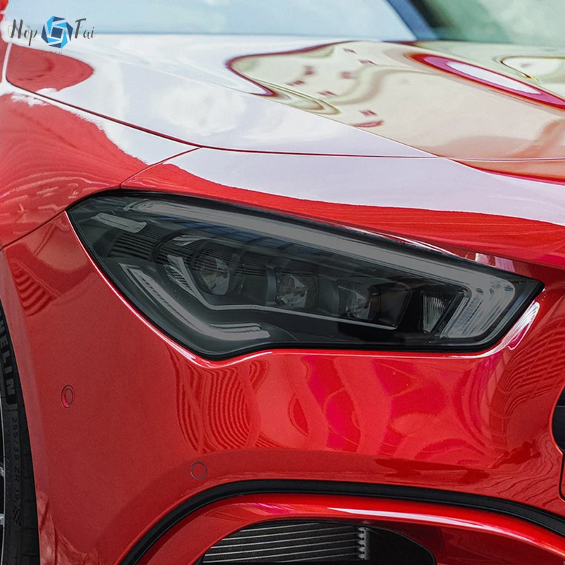 

Car Headlight Protective Film Taillight Smoked Black Tint Wrap Vinyl TPU Sticker For Mercedes Benz CLA Class C118 AMG X118 W118