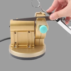 Salão de beleza cabeleireiro auto moagem tesoura máquina plana dente polisher alfaiate moedor ferramenta apontador