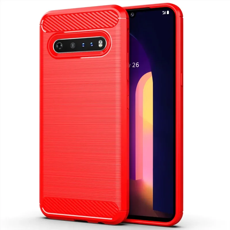 Shockproof Bumper TPU Business Fiber Soft Phone Case Cover