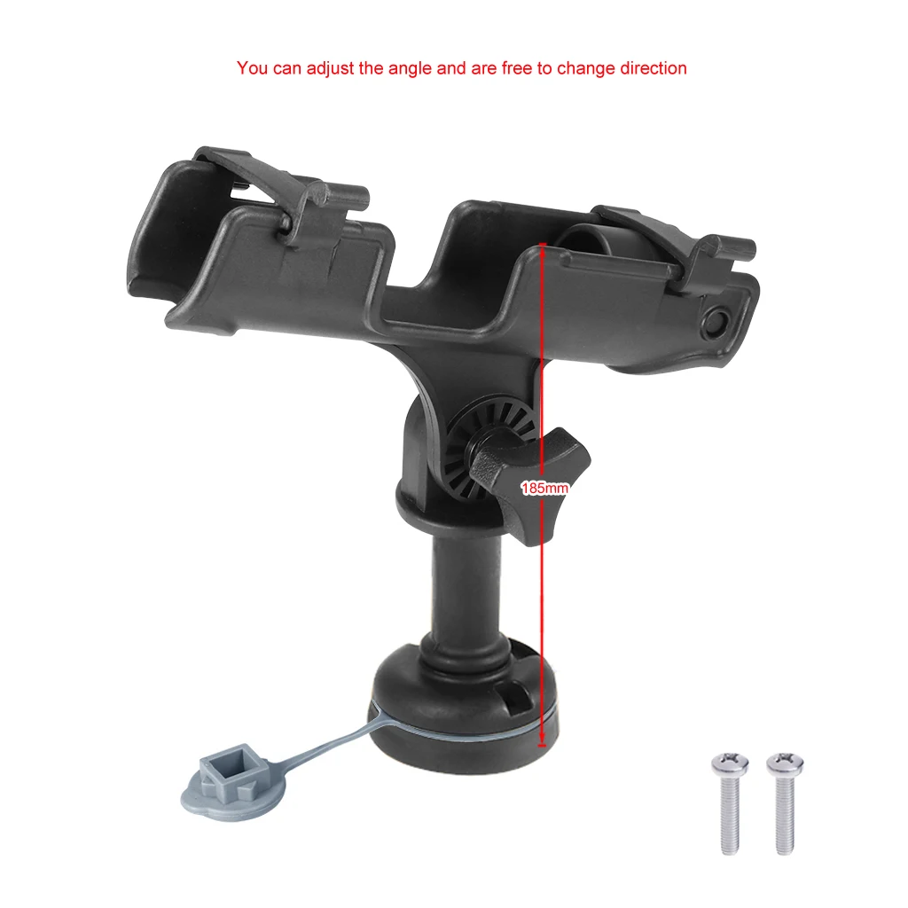 360 Degree Adjustable Removable Fishing Rod Pole Holder Stand