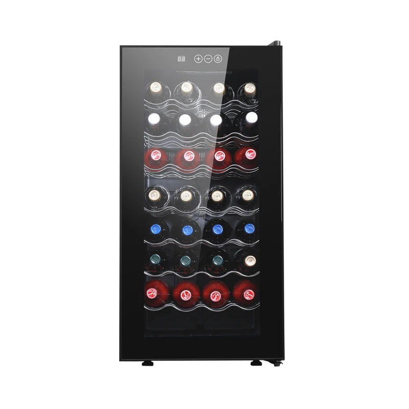 Wine Cooler 78L 32 Bottles Wine Refrigerator Cabinet Fridge Freestanding