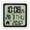 Large Waterproof Bathroom Wall Clock, For Bath Countertop, Moisture Proof Temperature Humidity Meter,Suction Clock Watch 5