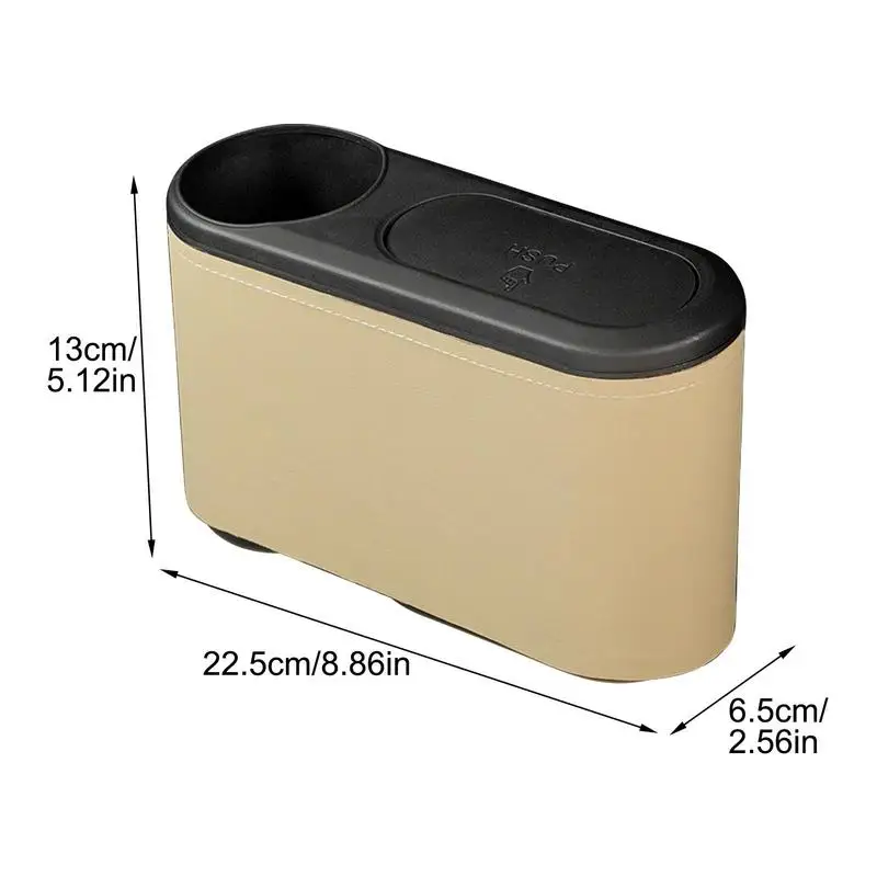 Car Trash Can Wastebasket Trash Can Desktops For Car Office Home Waterproof Odorless Garbage Vehicles Accessories