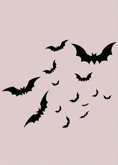 thumbnail image 1 of Póster nórdico de Halloween con diseño de esqueleto, bruja, gótico, fantasma, lienzo, calabaza, murciélagos, gato, impresiones, arte de pared para decoración de sala de estar, 1 of 5